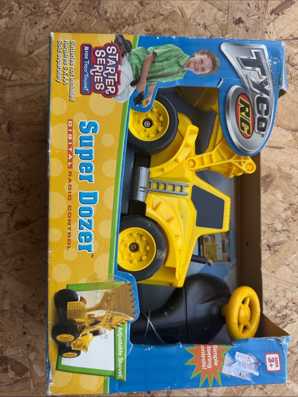 Super Dozer Yellow Remote Control Kids Toy